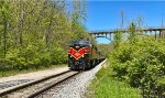 CVSR 6773 leads the southbound out from under Rt. 82.